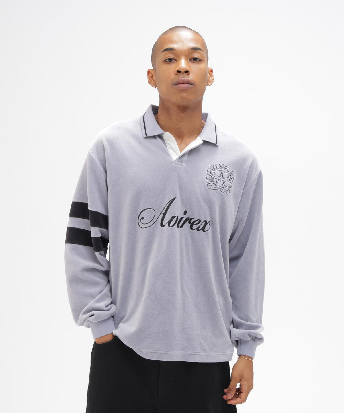 VELOUR SKIPPER POLO