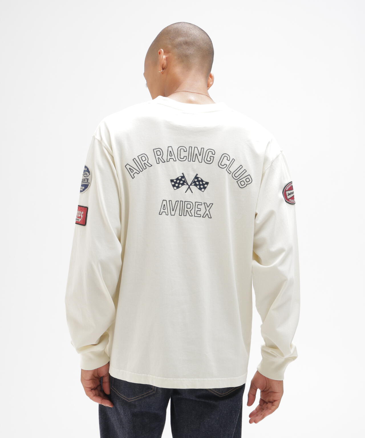 《A.A.R.C》FADED EMB. L/S T-SHIRT