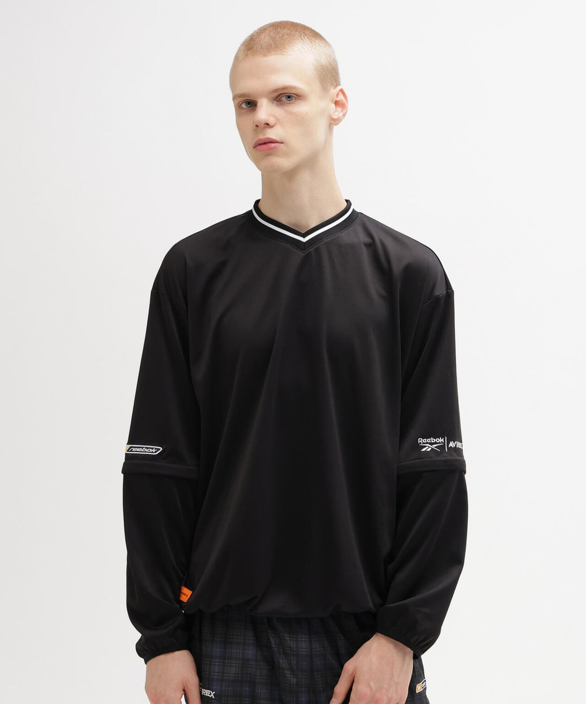 《AVIREX × Reebok》DETACHABLE JERSEY PULLOVER ”MODERN SAGE COLLECTION”
