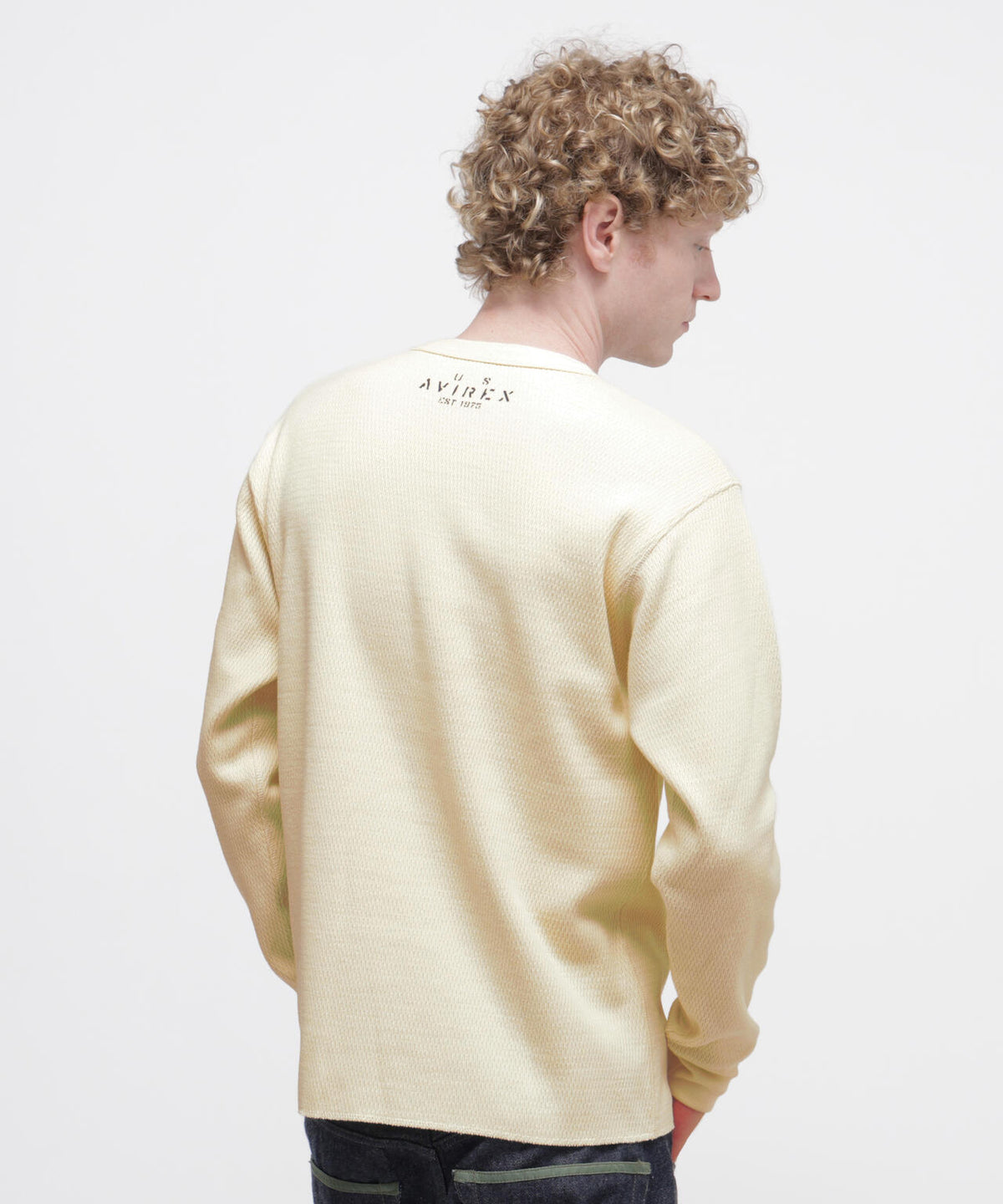 《WEB&DEPOT限定》HONEYCOMB HENRY WAFFLE L/S T-SHIRT