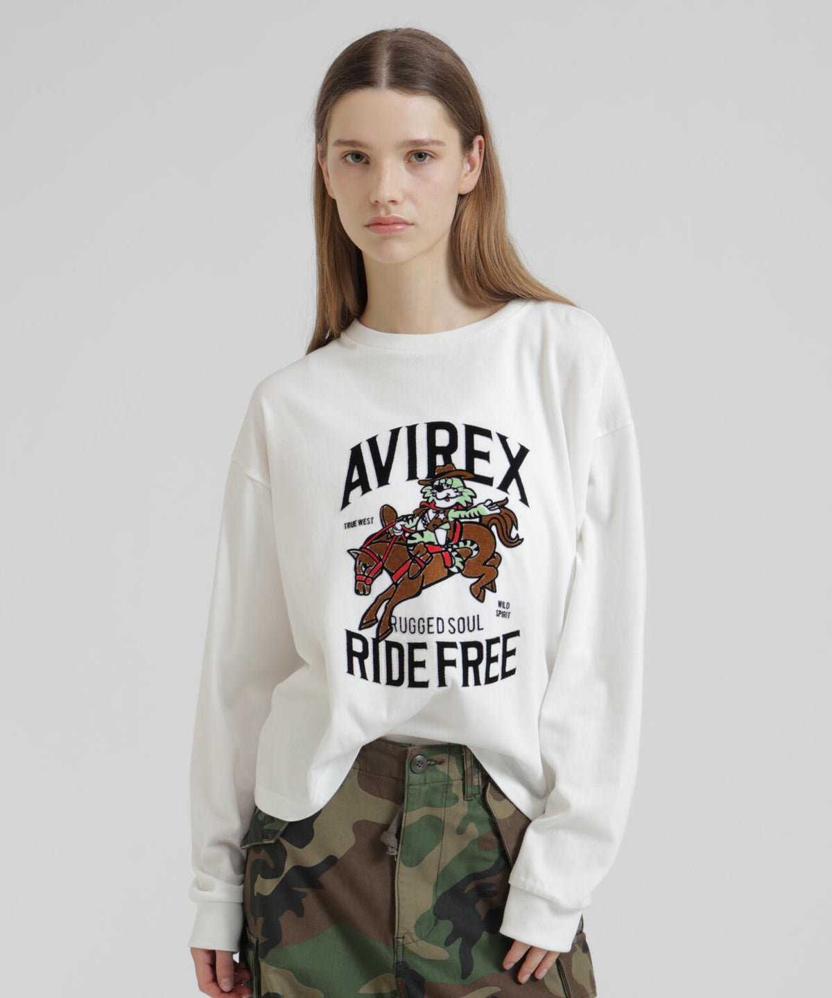 Ｌ－Ｌ／Ｓ　ＦＬＯＣＫＹ　ＰＲＩＮＴ　ＴＯＭＣＡＴ　ＴＥＥ