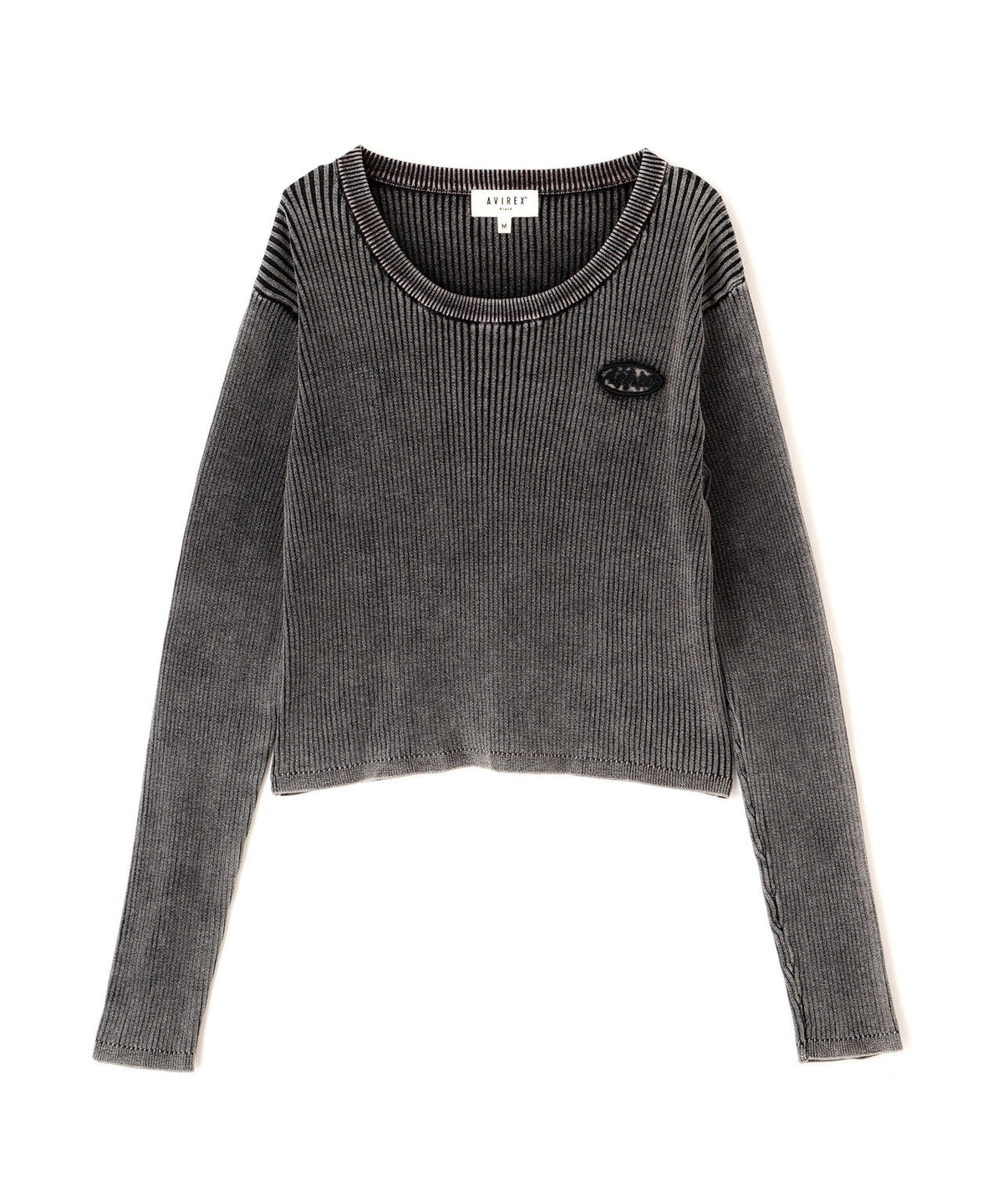 L/S VINTAGE WASH WAPPEN KINT PULLOVER