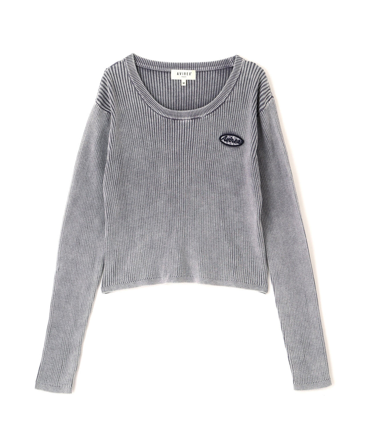 L/S VINTAGE WASH WAPPEN KINT PULLOVER