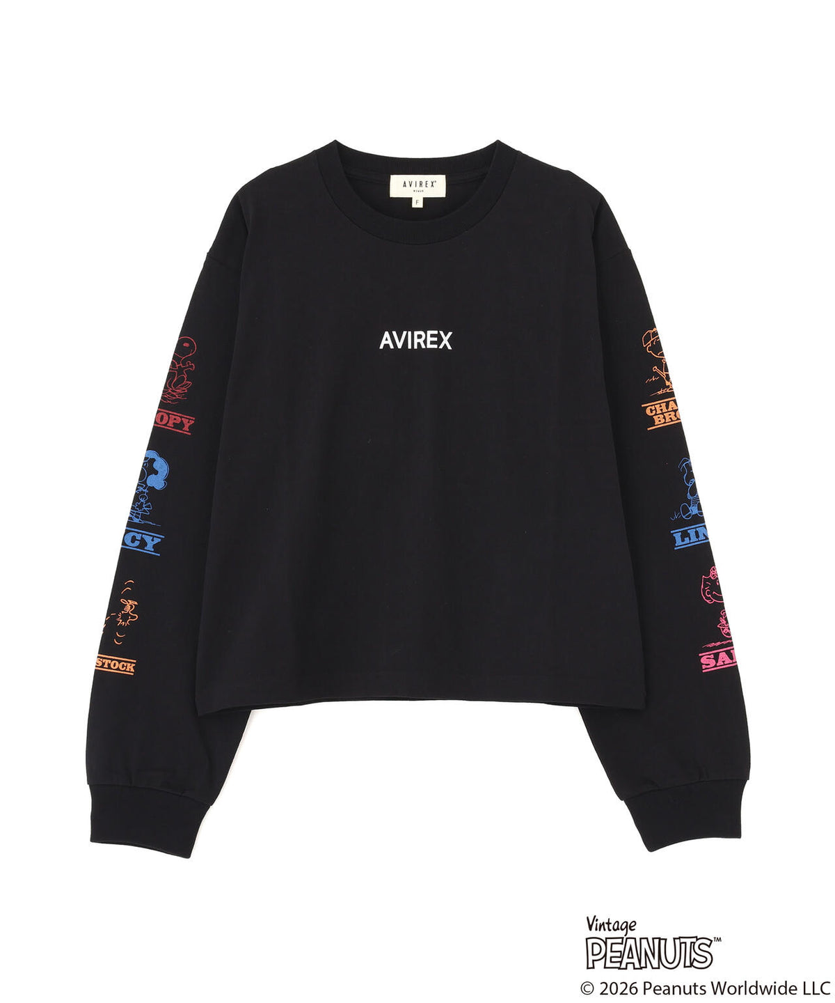 《AVIREX×PEANUTS》COLORFUL L/S T-SHIRT