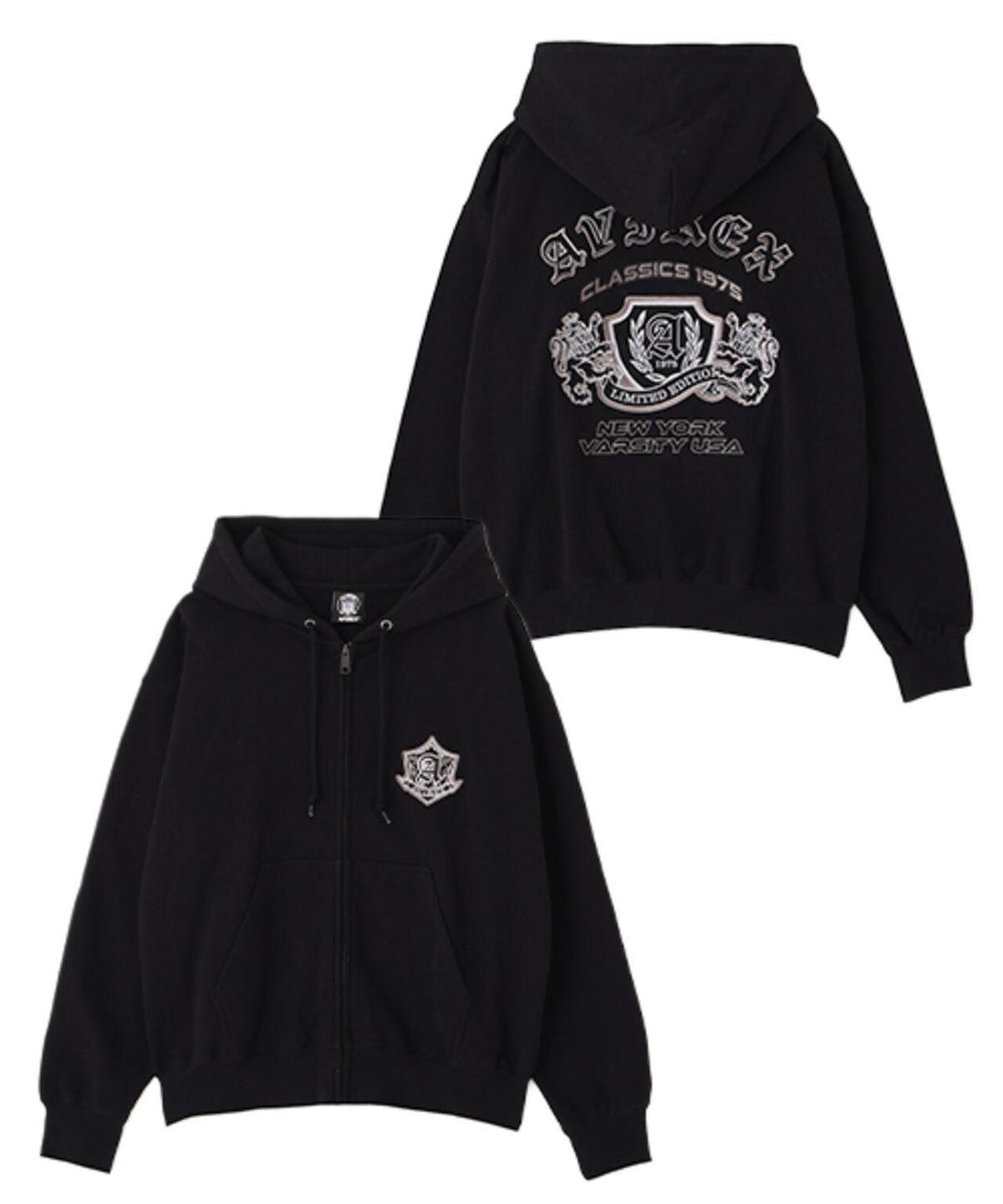 VARSITY ZIP UP PARKA ”SELECTED AUTHORITY”