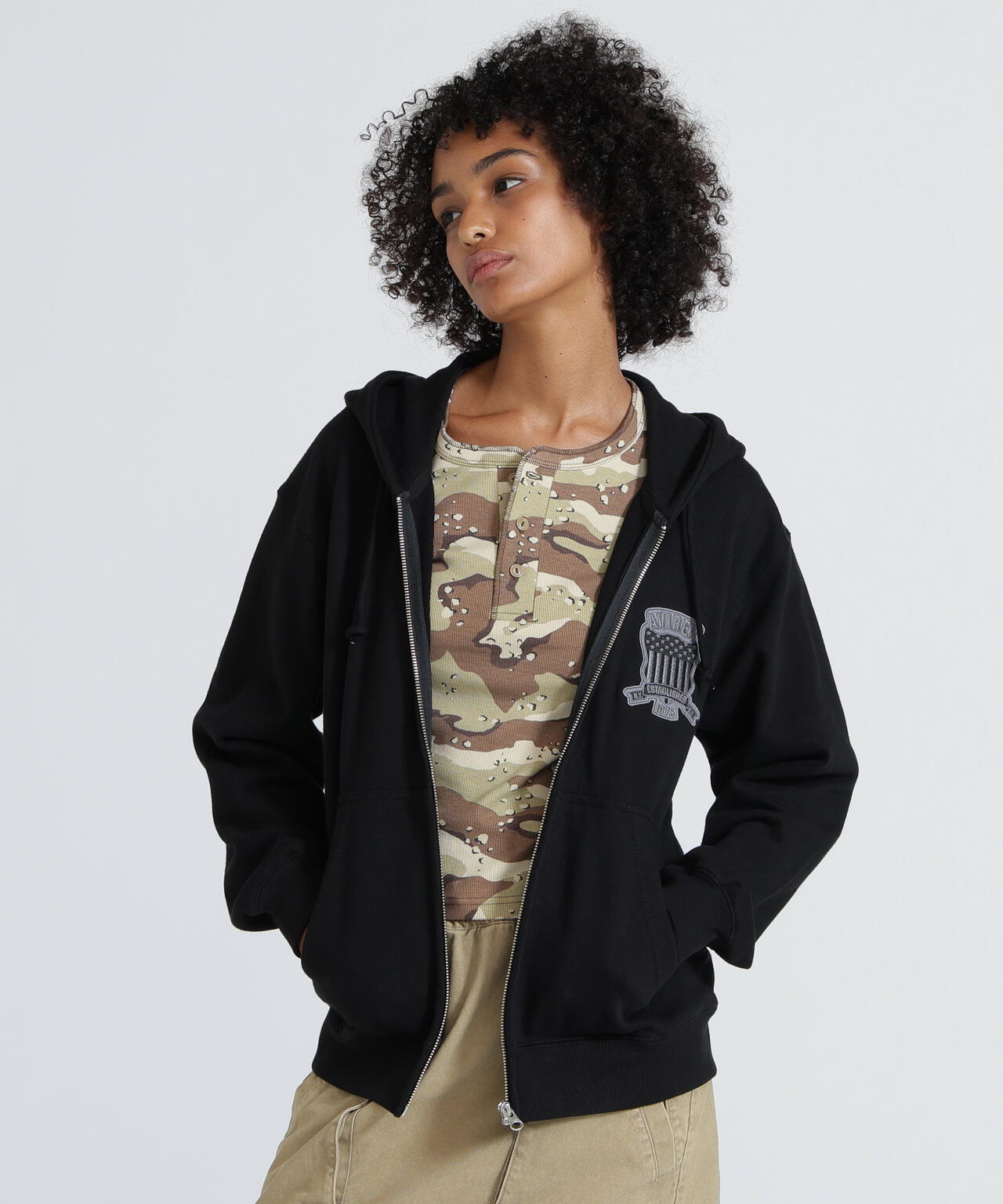 WEB&DEPOT限定》VARSITY ZIP UP PARKA | AVIREX（アヴィレックス