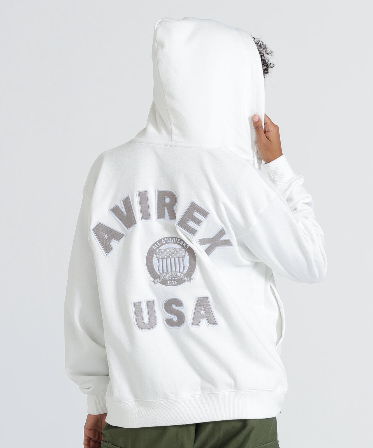 WEB&DEPOT限定》VARSITY ZIP UP PARKA | AVIREX（アヴィレックス