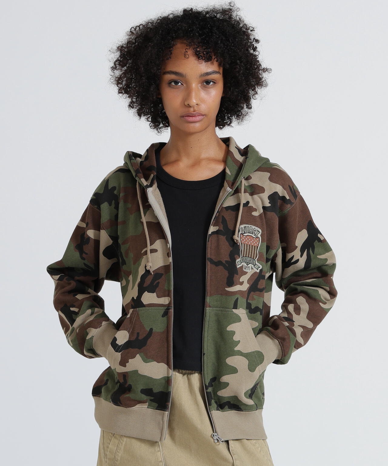 WEB&DEPOT限定》VARSITY ZIP UP PARKA | AVIREX（アヴィレックス