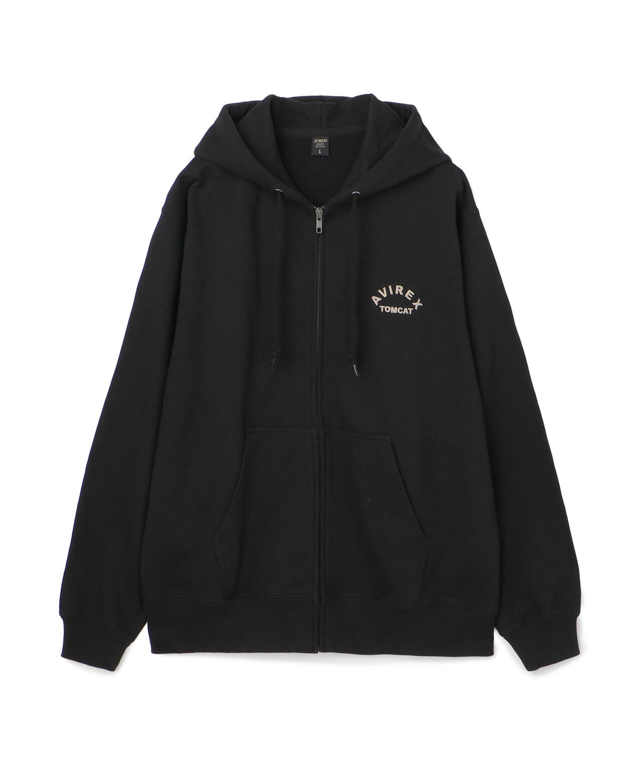 SoftBank Hawks ジップアップジャケット Lサイズ ブラック WEB＆DEPOT限定》TOM CAT ZIP UP PARKA | AVIREX（アヴィレックス