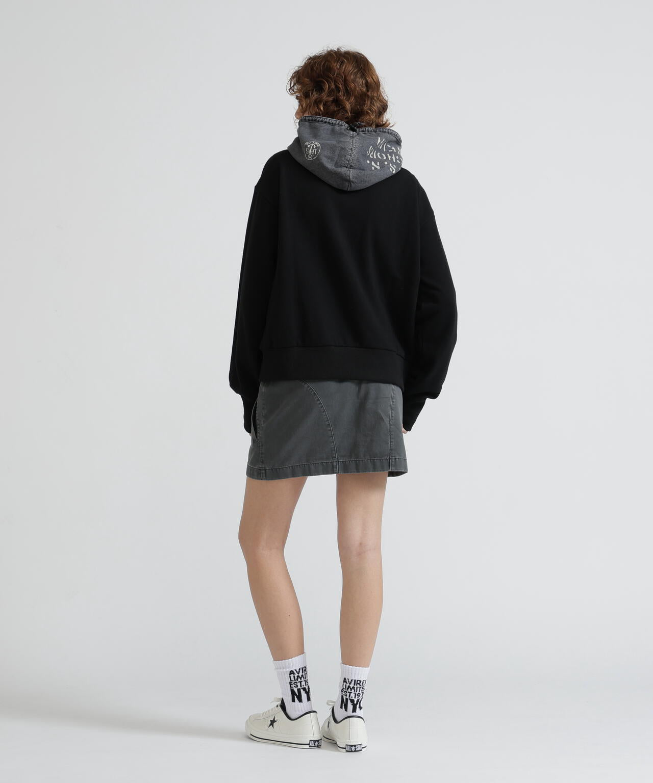 《NAVAL COLLECTION》DENIM COMBI PARKA