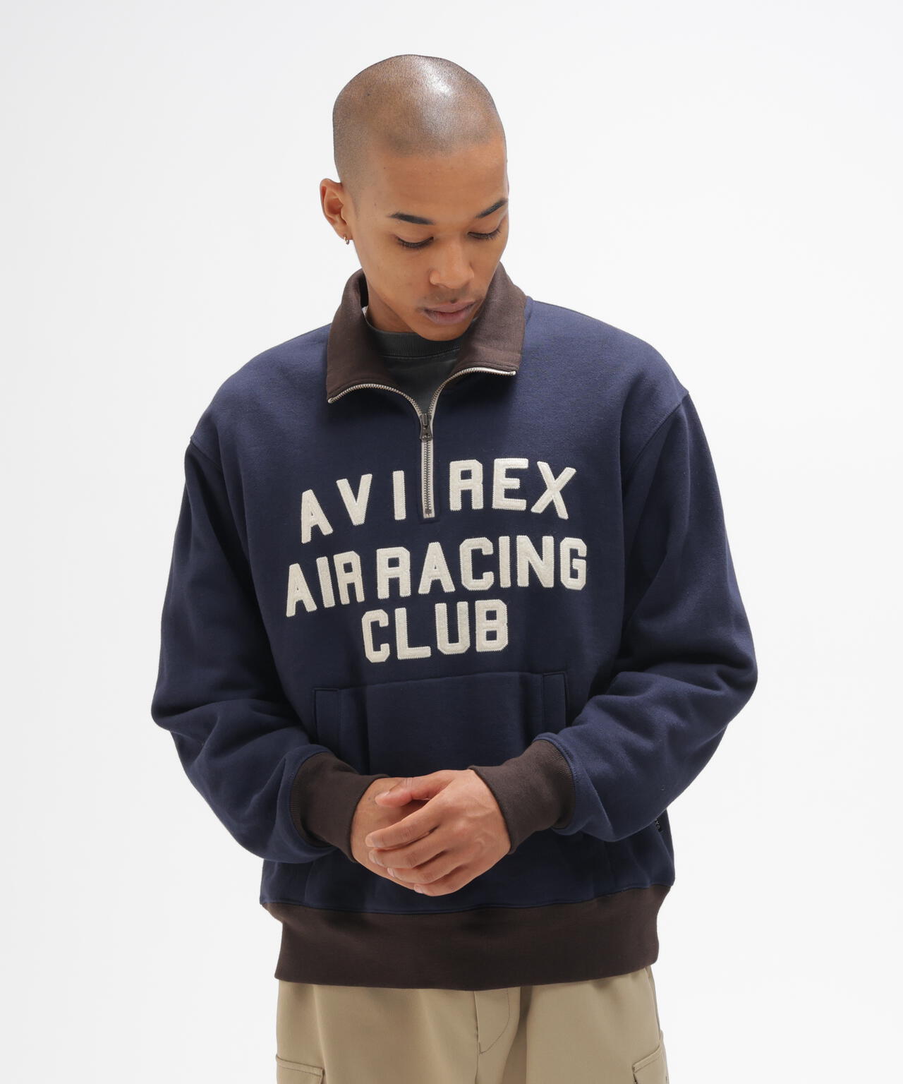 A.A.R.C》PATCHED CLASSIC HALF ZIP | AVIREX（アヴィレックス