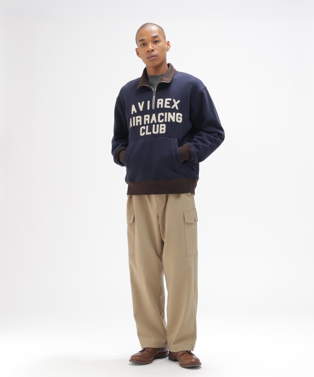 H:178cm C:90cm W:68cm H:94cm 着用サイズ：L