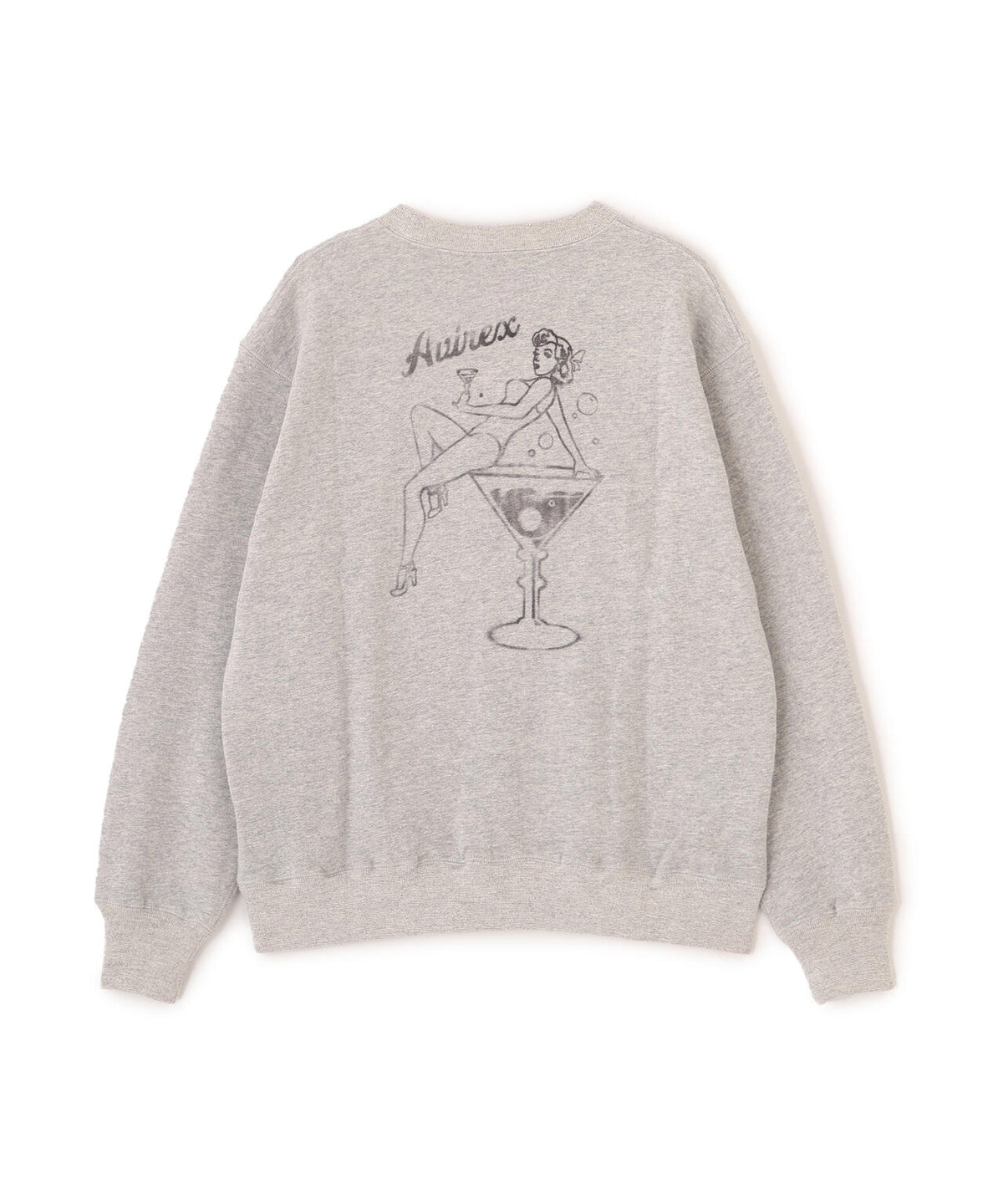 《WEB＆DEPOT限定》COCKTAIL PIN UP CREW NECK SWEAT