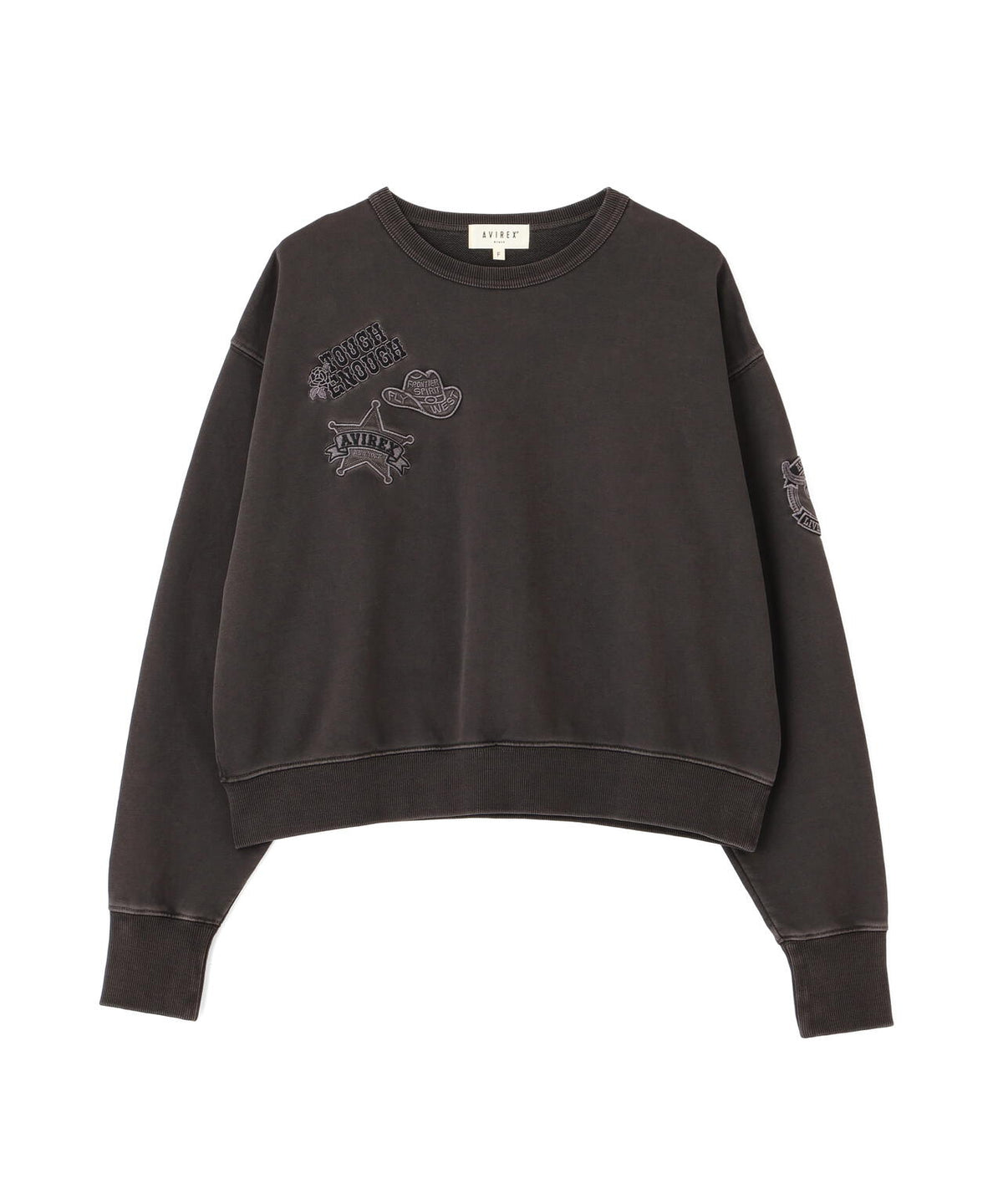 FADE COWBOY PATCH CREW SWEAT