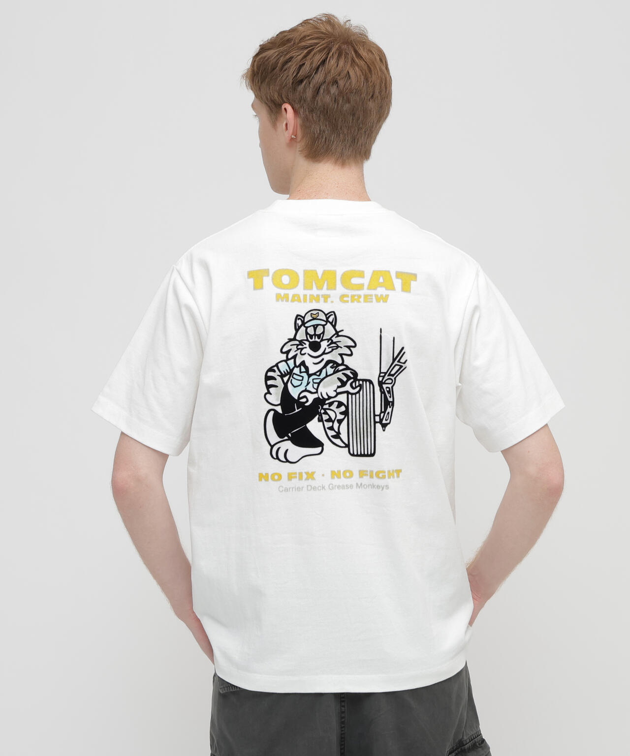 U.S. NAVY TOMCAT FLOCKY T-SHIRT