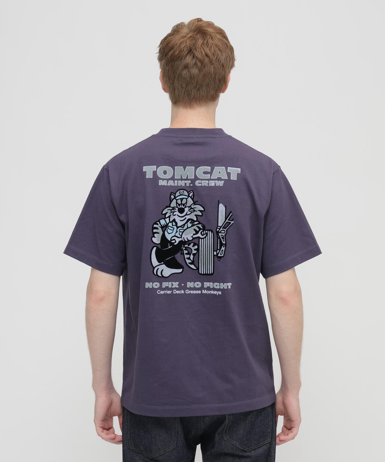 U.S. NAVY TOMCAT FLOCKY T-SHIRT | AVIREX（アヴィレックス