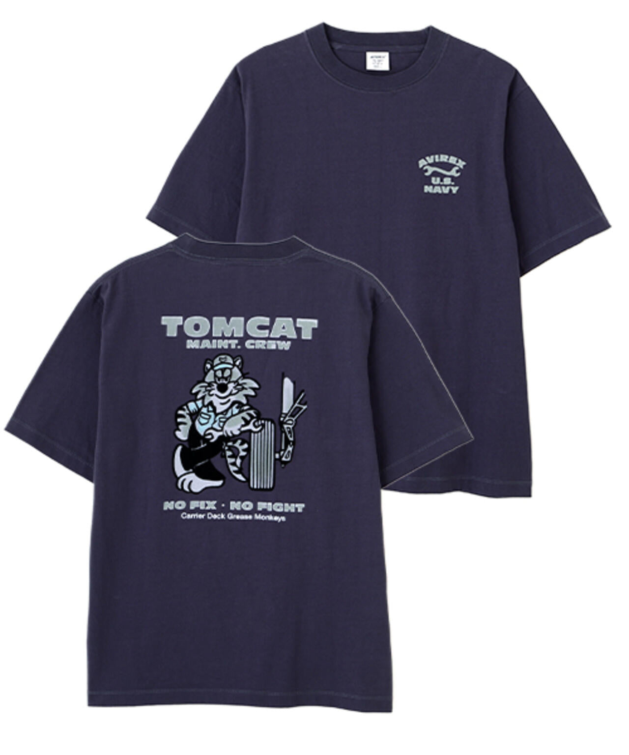 U.S. NAVY TOMCAT FLOCKY T-SHIRT | AVIREX（アヴィレックス
