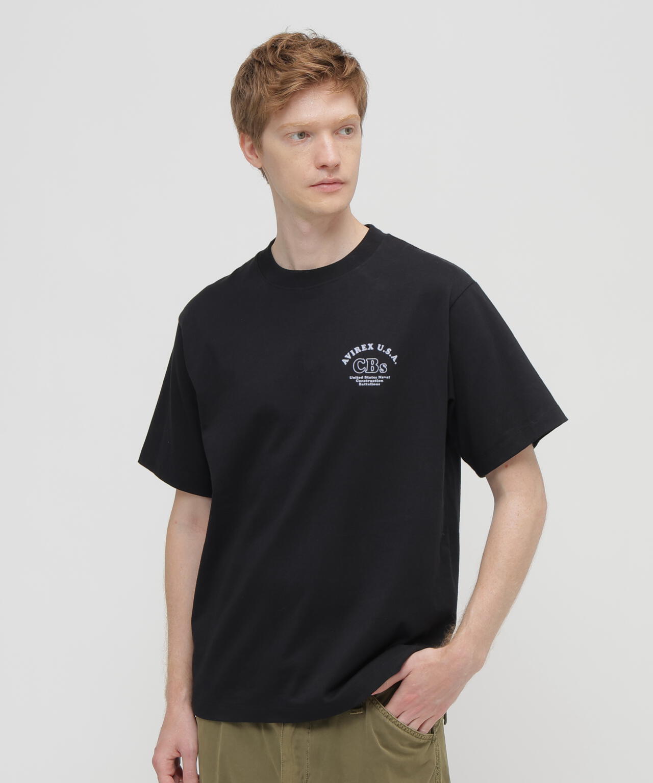 市場超レア AVIREX US NAVY WEP カスタム 米国海軍 G-8 Ｌ U.S. NAVAL CBs FLOCKY T-SHIRT | AVIREX（アヴィレックス） ｜【公式