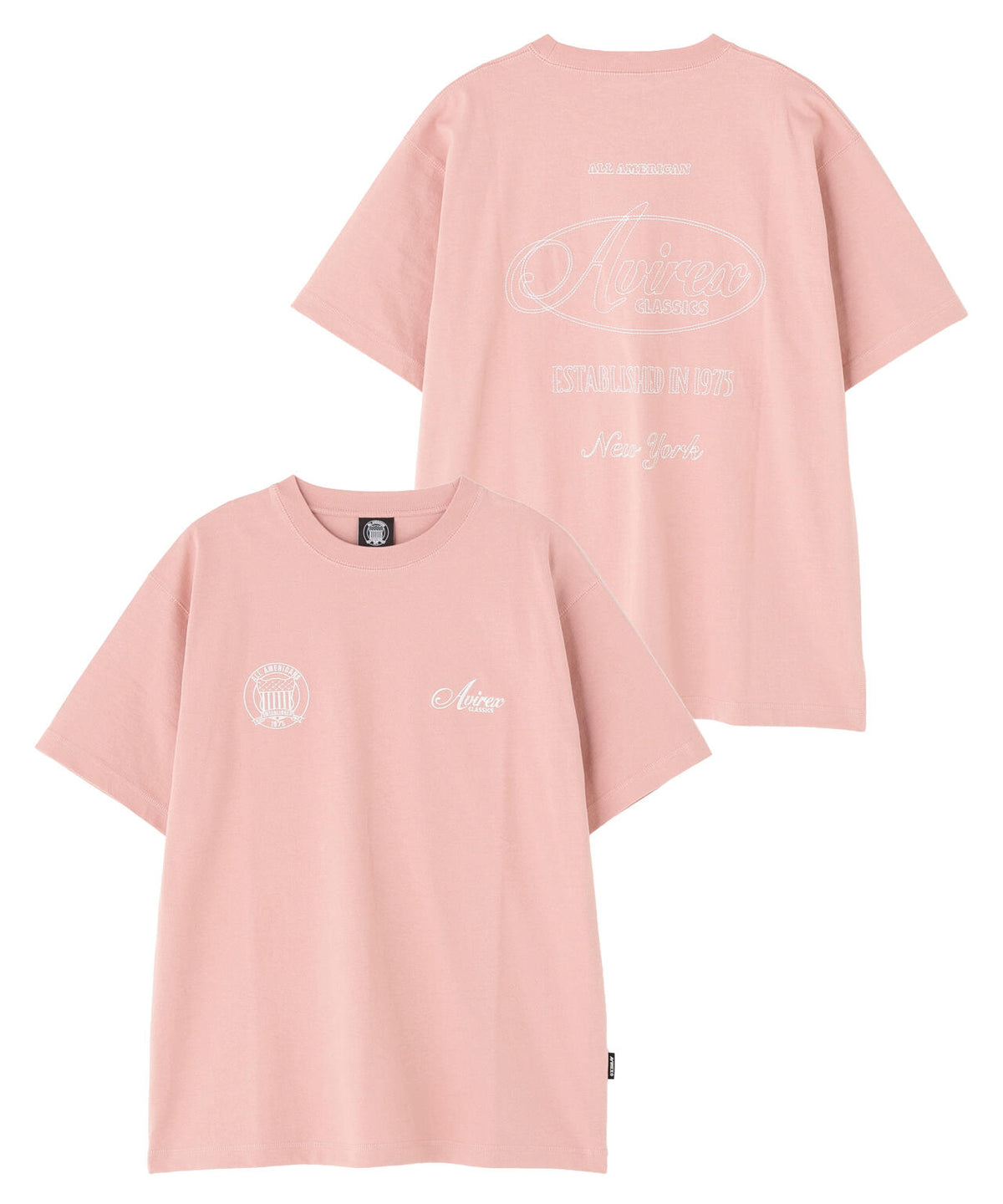 STITCH EMBROIDERY LOGO T-SHIRT | AVIREX（アヴィレックス） ｜【公式 