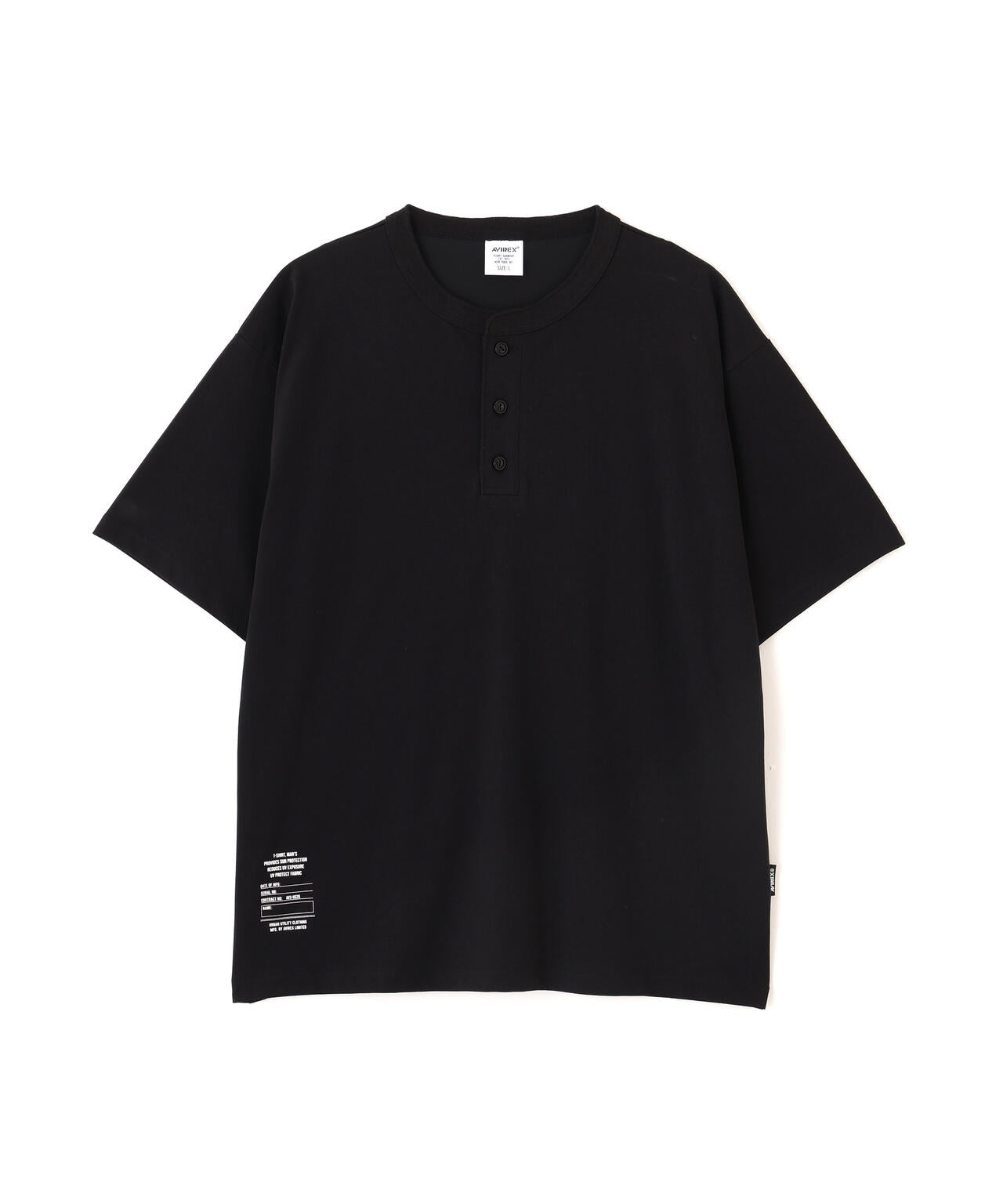 URBAN GEAR》HEAT SHIELD HENRY NECK T-SHIRT | AVIREX