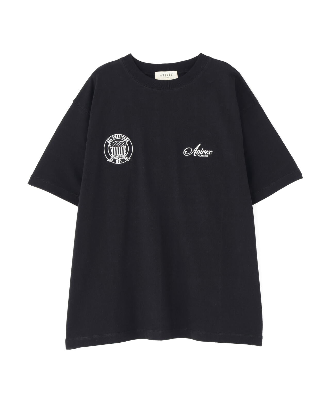 WOMAN》STITCH EMBROIDERY LOGO T-SHIRT | AVIREX（アヴィレックス