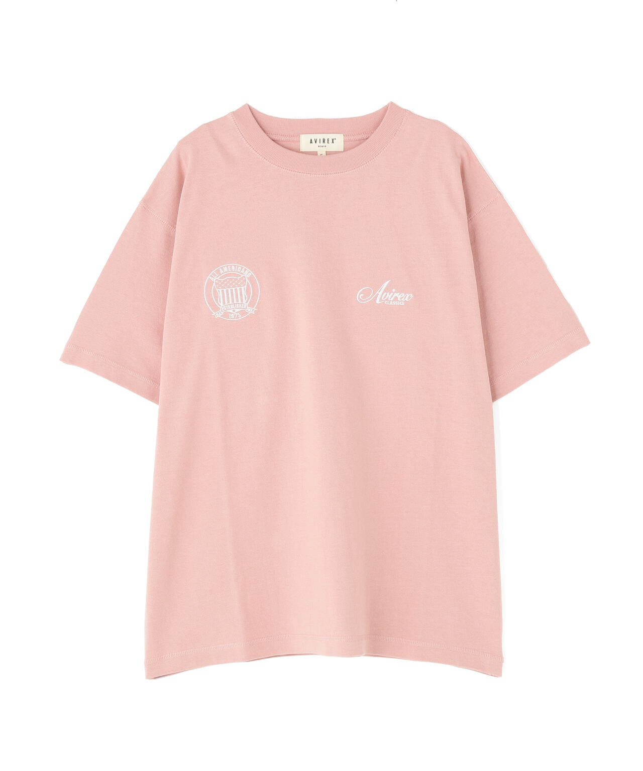 WOMAN》STITCH EMBROIDERY LOGO T-SHIRT | AVIREX（アヴィレックス