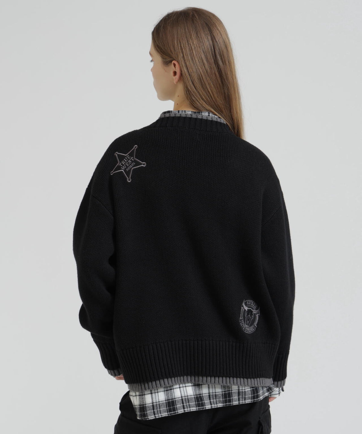 《直営店限定》COWBOY PATCH KNIT CARDIGAN