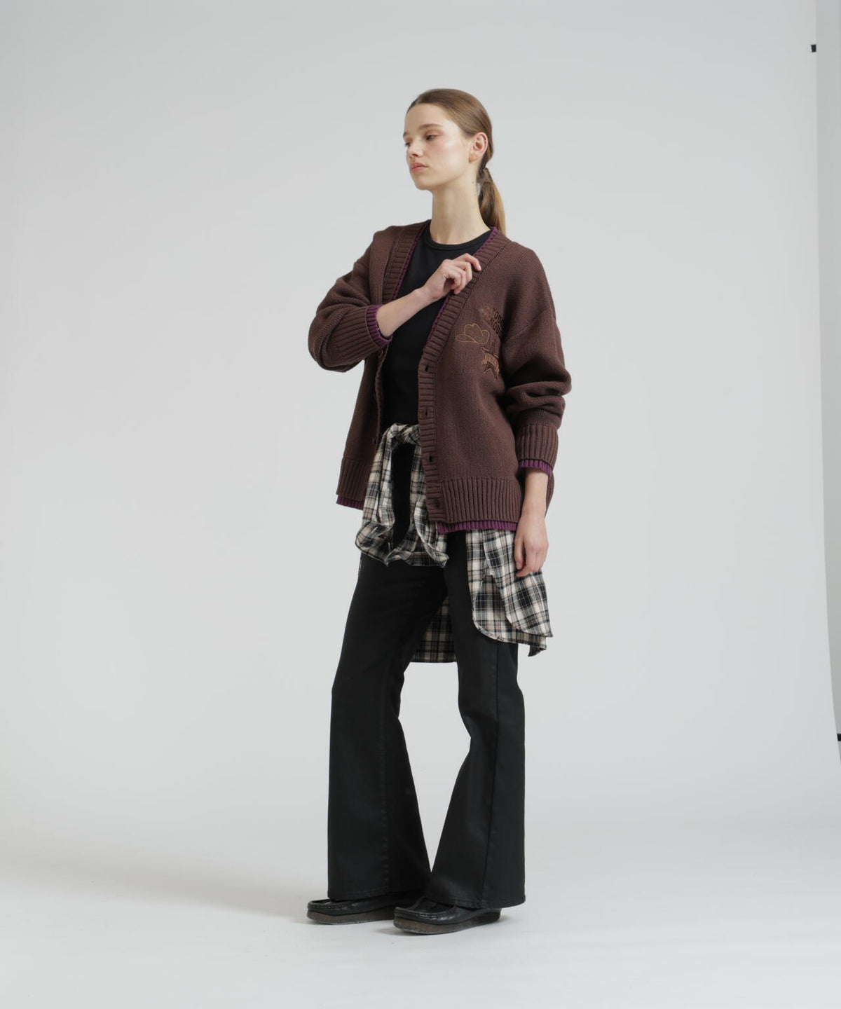 《直営店限定》COWBOY PATCH KNIT CARDIGAN