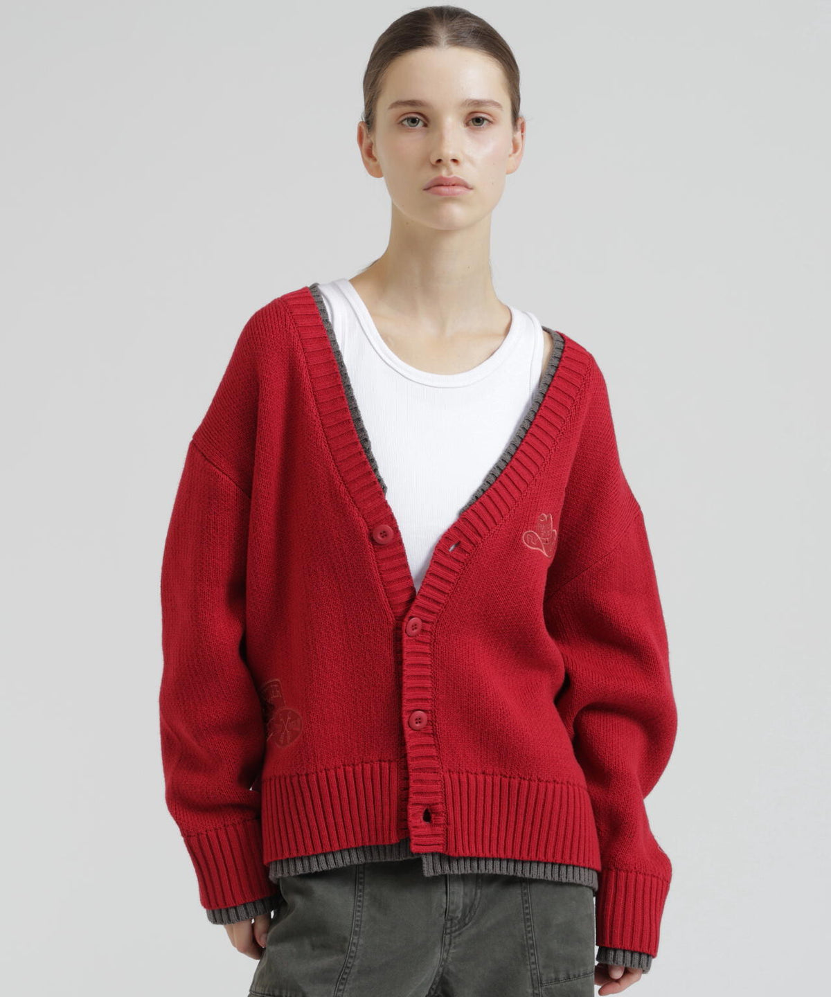 《直営店限定》COWBOY PATCH KNIT CARDIGAN