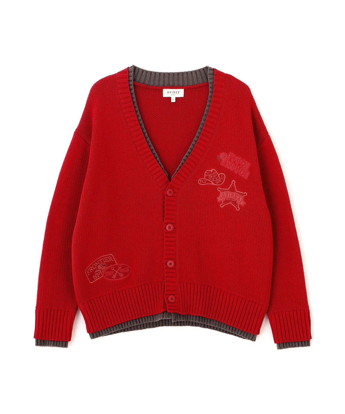 《直営店限定》COWBOY PATCH KNIT CARDIGAN