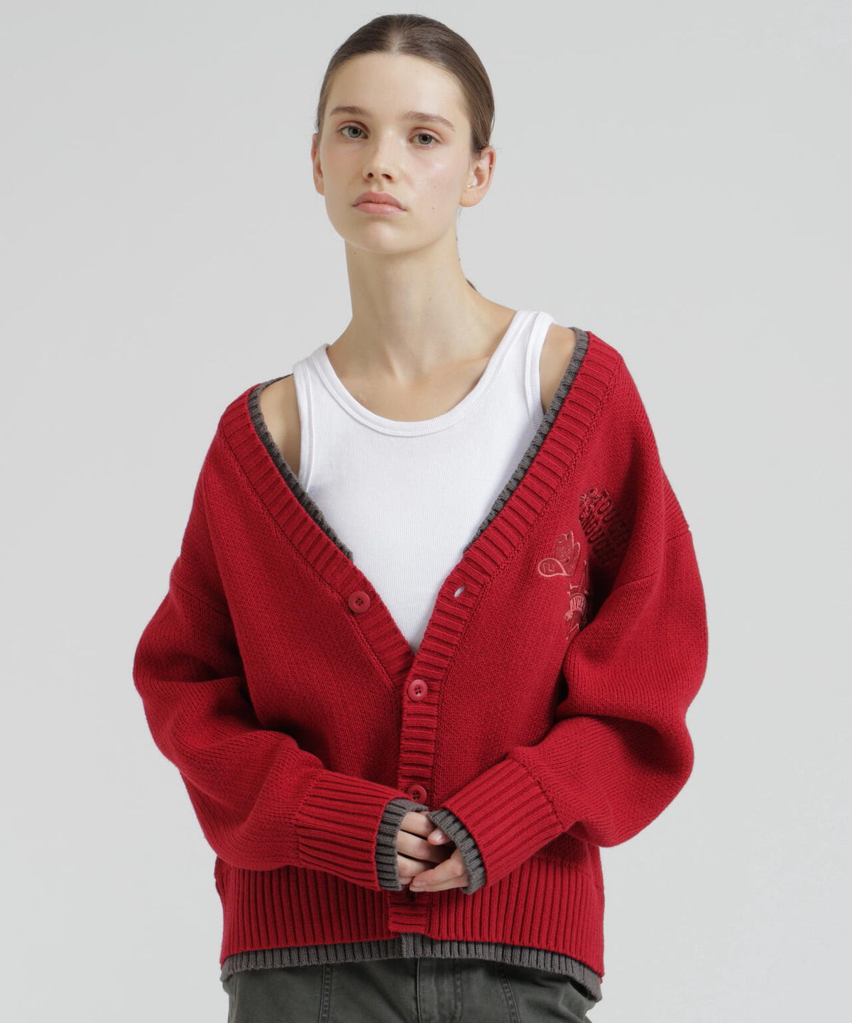 《直営店限定》COWBOY PATCH KNIT CARDIGAN