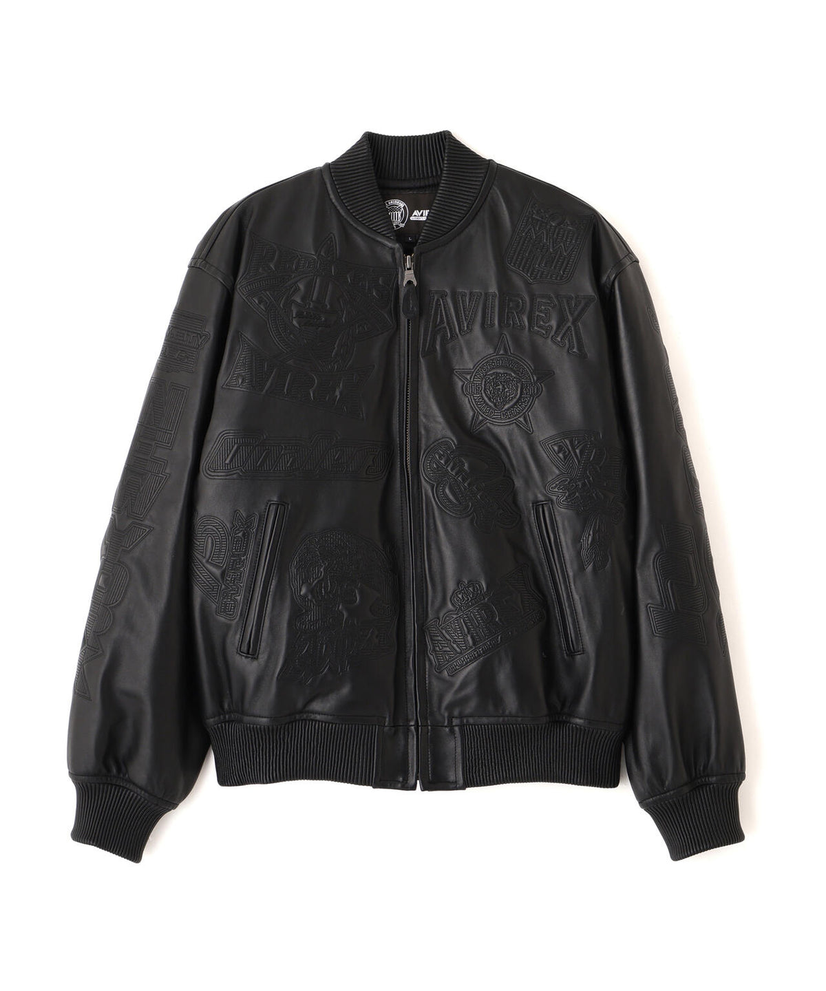 VARSITY ARCHIVE GRAPHIC LEATHER JACKET