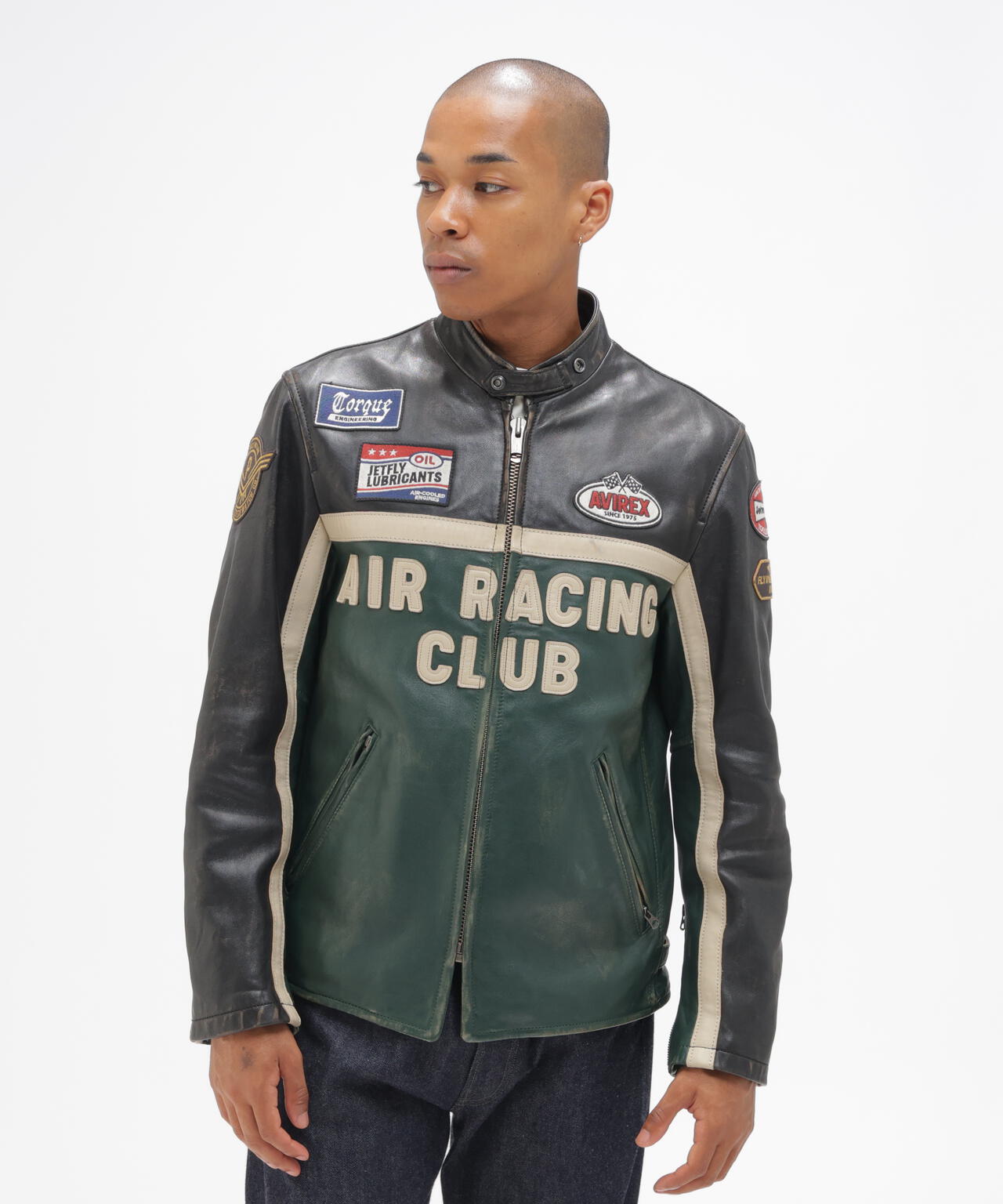 《A.A.R.C》WAPPEN LEATHER JACKET