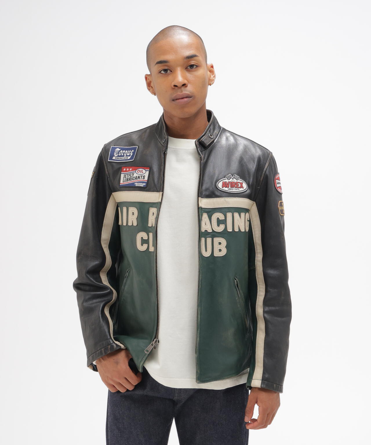 《A.A.R.C》WAPPEN LEATHER JACKET