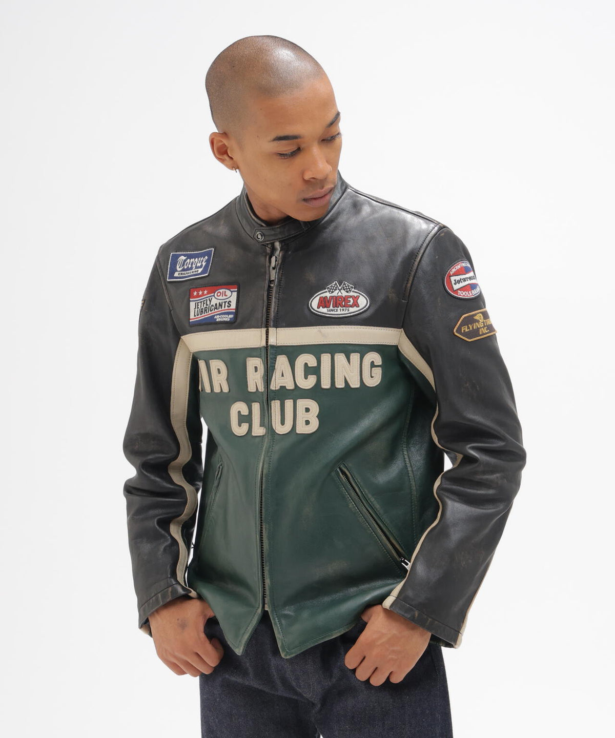 《A.A.R.C》WAPPEN LEATHER JACKET