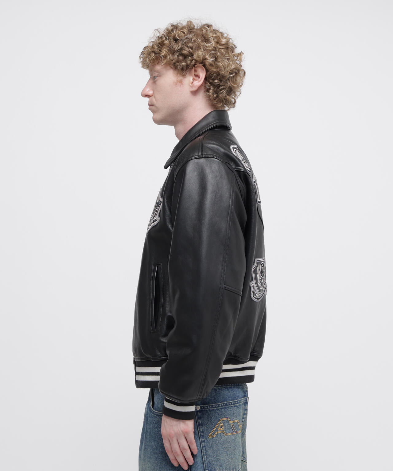 VARSITY LEATHER JACKET ”SELECTED AUTHORITY” | AVIREX
