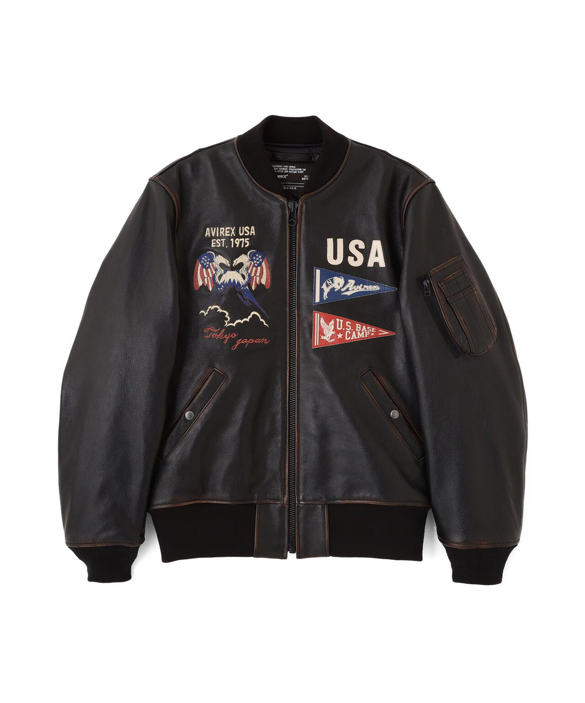 《直営店限定》MA-1 LEATHER ”DRAGON”