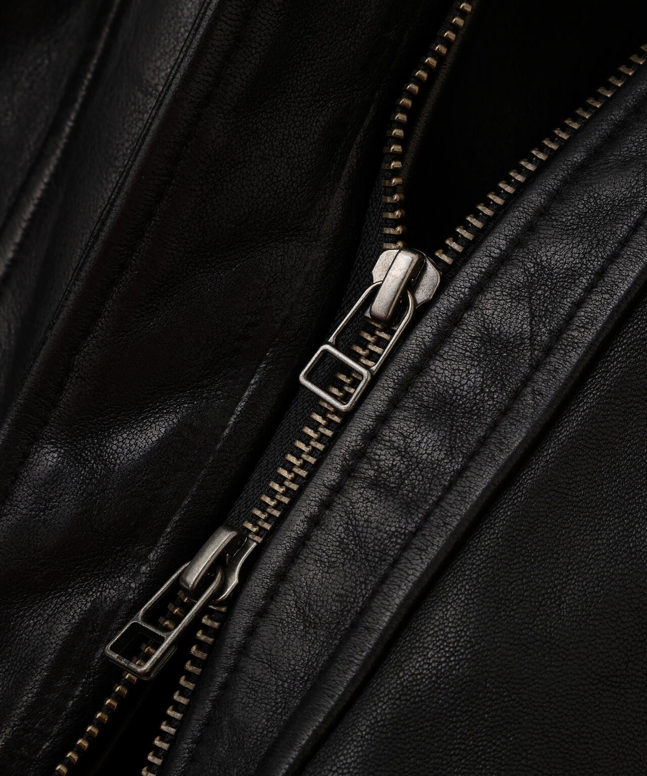 《WOMAN》SHEEP HOOD LEATHER JACKET