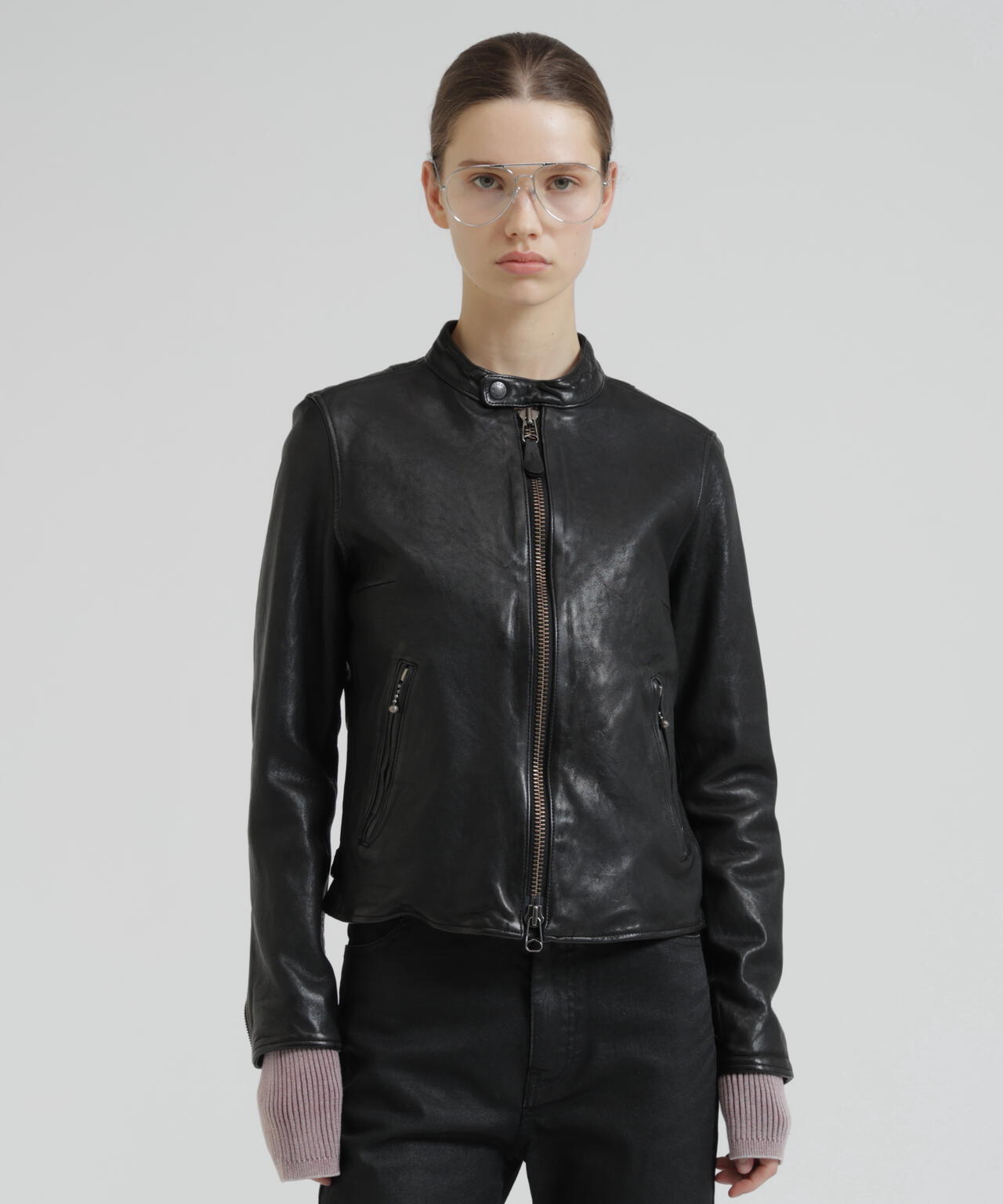 《WOMAN》SINGLE RIDERS LEATHER JACKET