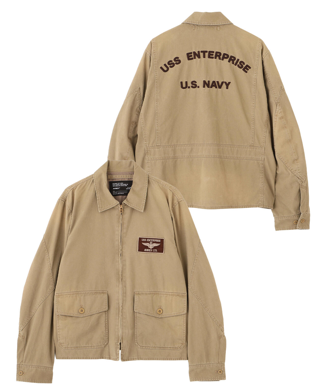 《NAVAL COLLECTION》M-421A SUMMER FLIGHT JACKET