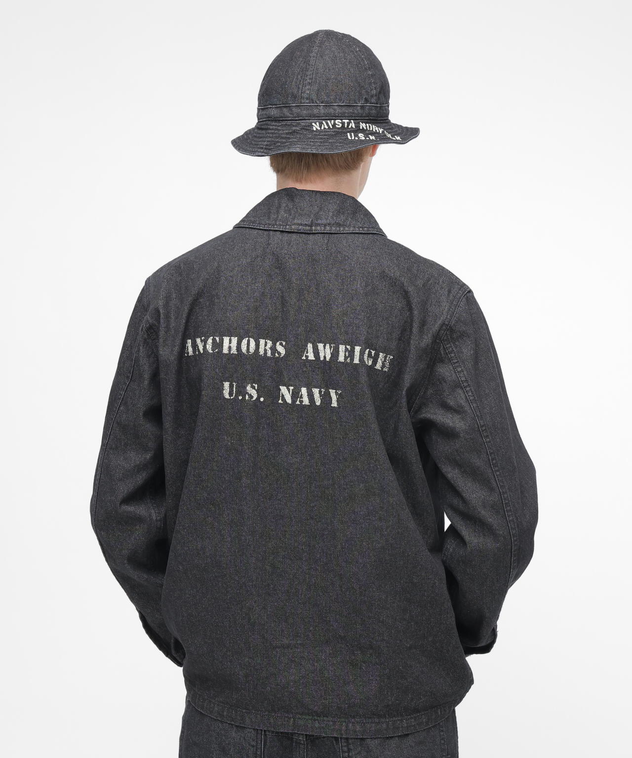 《NAVAL COLLECTION》M-43 DENIM SHAWL COLLAR JACKET