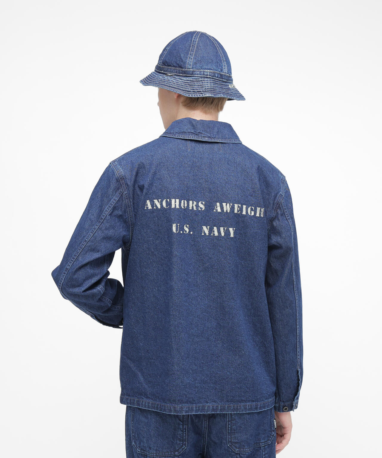 《NAVAL COLLECTION》M-43 DENIM SHAWL COLLAR JACKET
