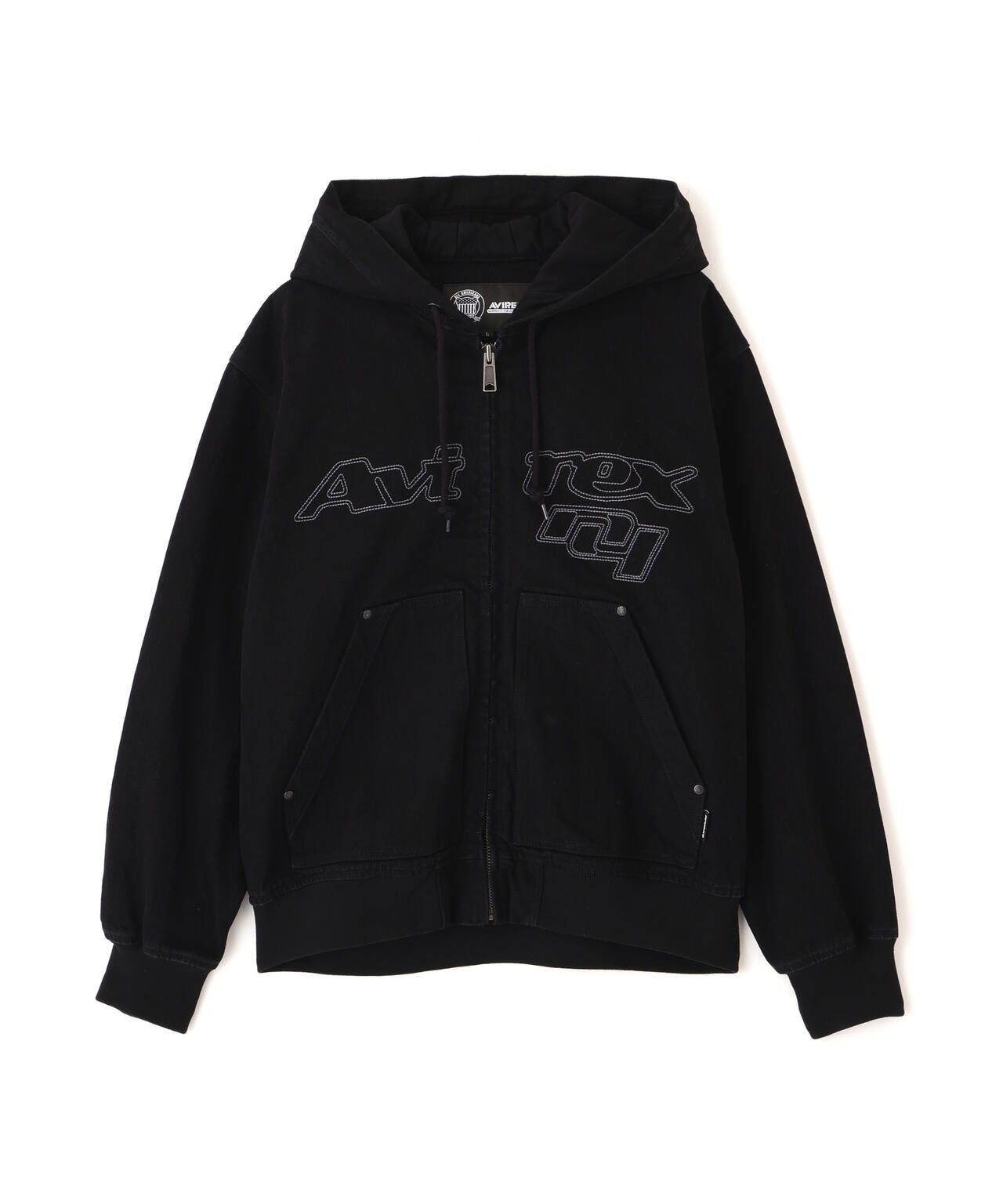 GOALERS STITCH DENIM ZIP HOODIE | AVIREX（アヴィレックス