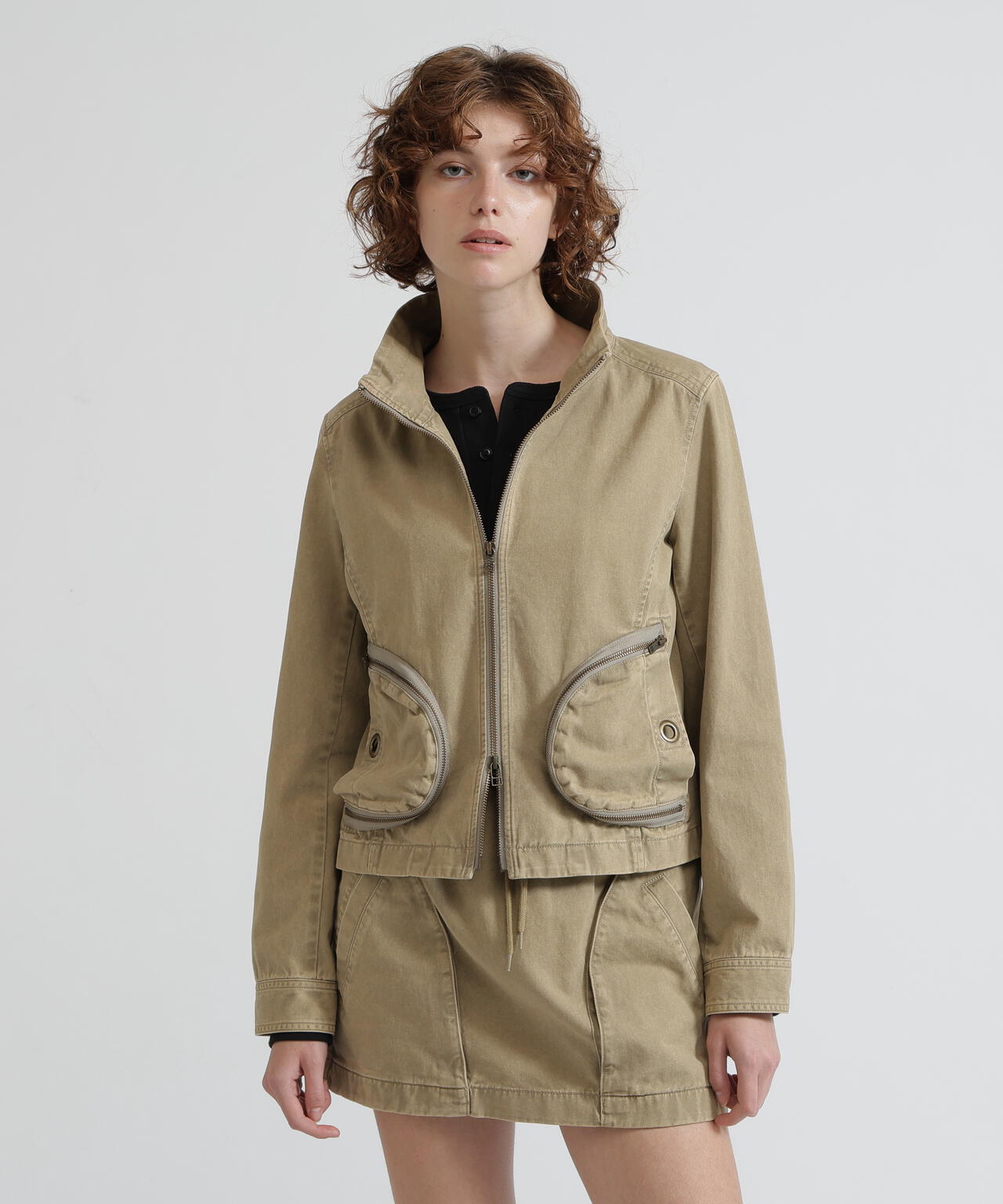 《NAVAL COLLECTION》POCKET ZIP DETAILE JACKET