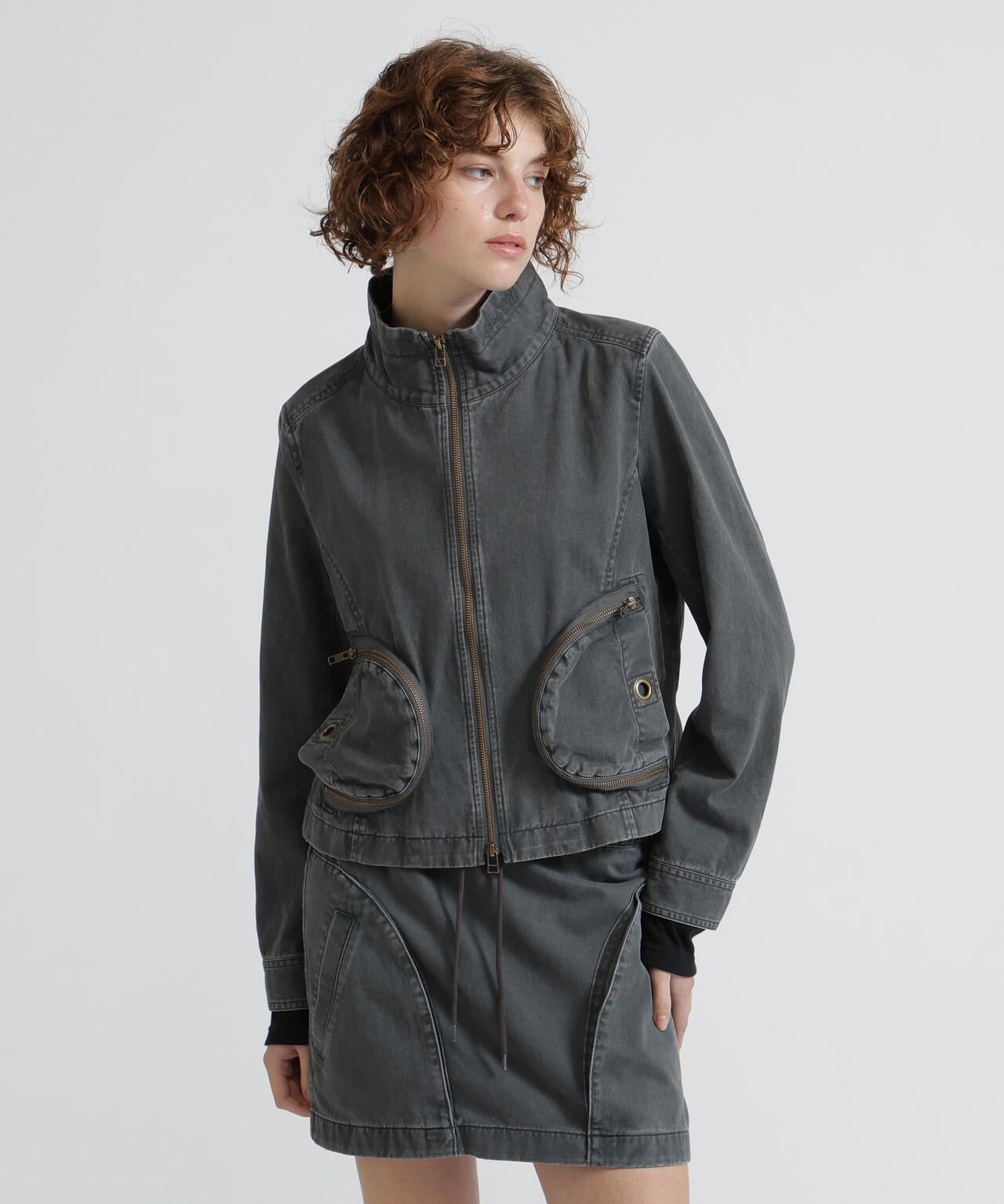 《NAVAL COLLECTION》POCKET ZIP DETAILE JACKET