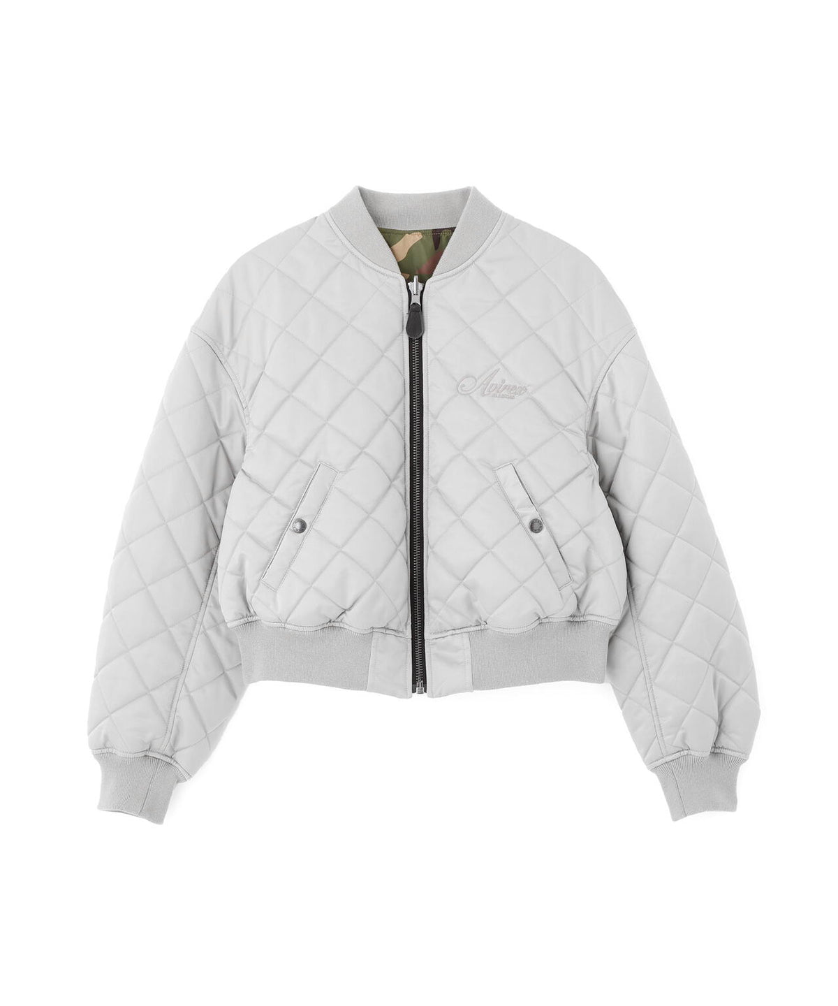 REVERSIBLE QUILTED VARSITY JACKET