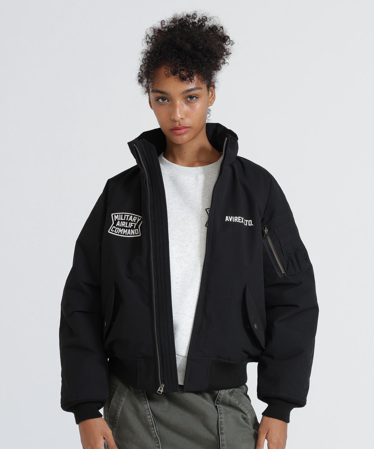 WOMAN/直営店限定》URBAN TUNED STAND COLLAR MA-1 | AVIREX