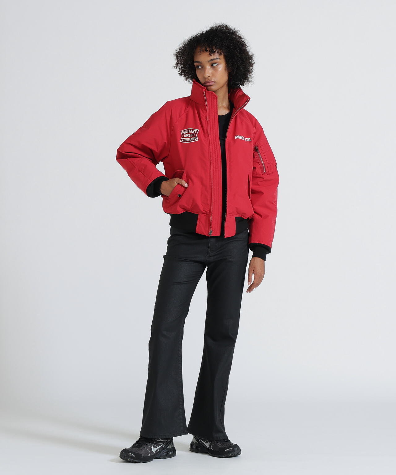 T*A様 BOSS URBANEX BOMBER スタンドカラーダウンジャケット WOMAN/直営店限定》URBAN TUNED STAND COLLAR MA-1 | AVIREX