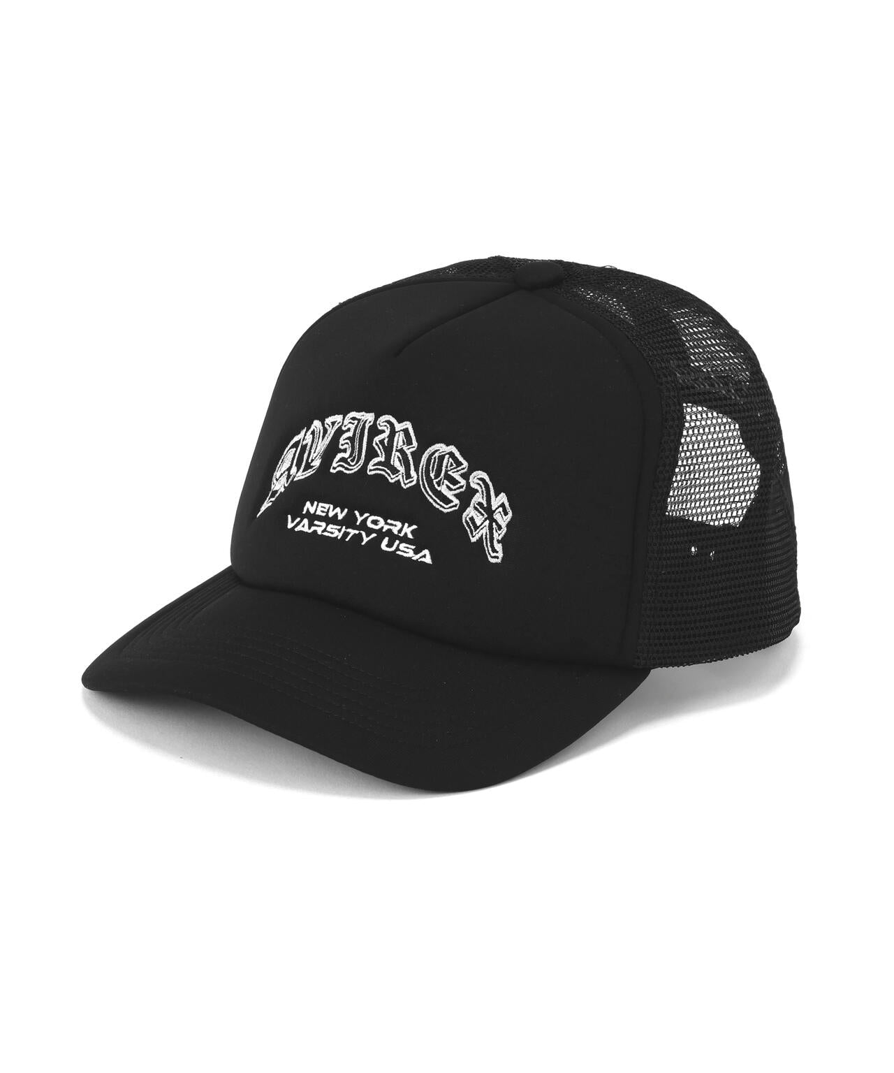 VARSITY OLD ENGLISH ARCH LOGO MESH CAP | AVIREX（アヴィレックス