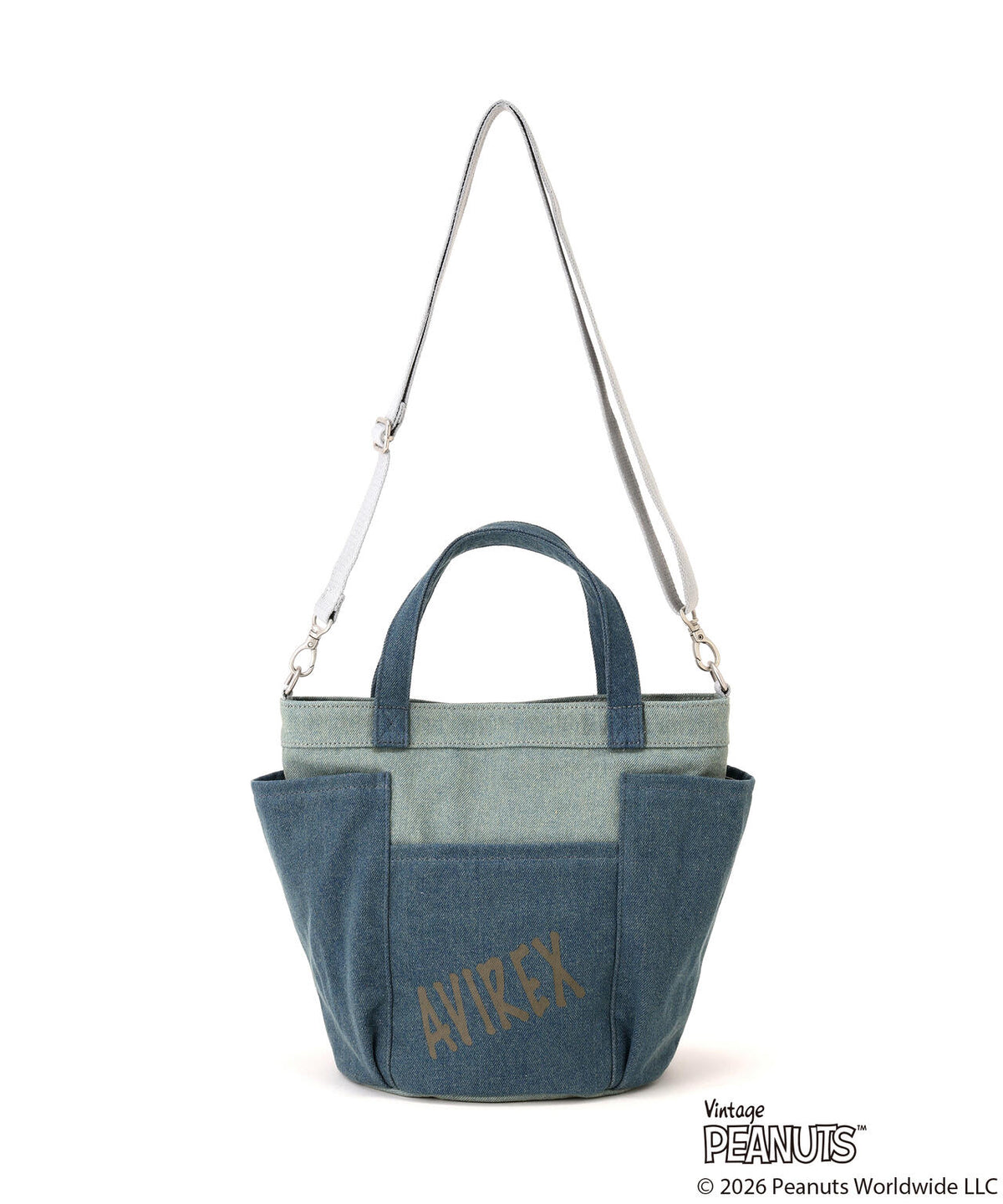 《AVIREX×PEANUTS》JOE COOL DENIM MINI TOTE BAG